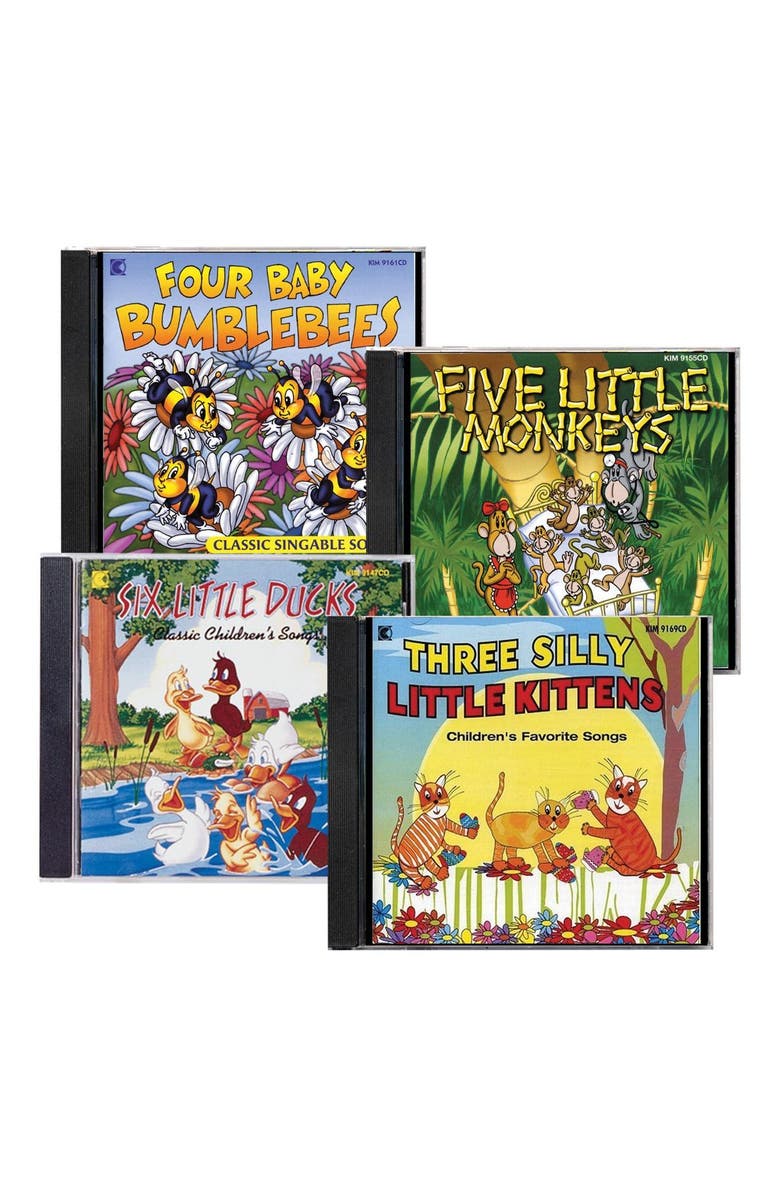 Kaplan Early Learning Company Sing Along Classics CD Collection of Children's Favorite Songs - Set of 4, Main, color, Blue