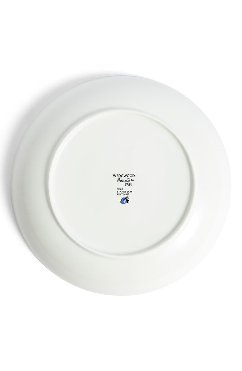 Wedgwood Wild Strawberry Inky Blue Bone China Pasta Bowl, Alternate, color, Blue