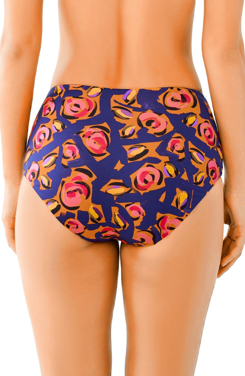 Huit High Waist Bikini Bottoms, Alternate, color, Print