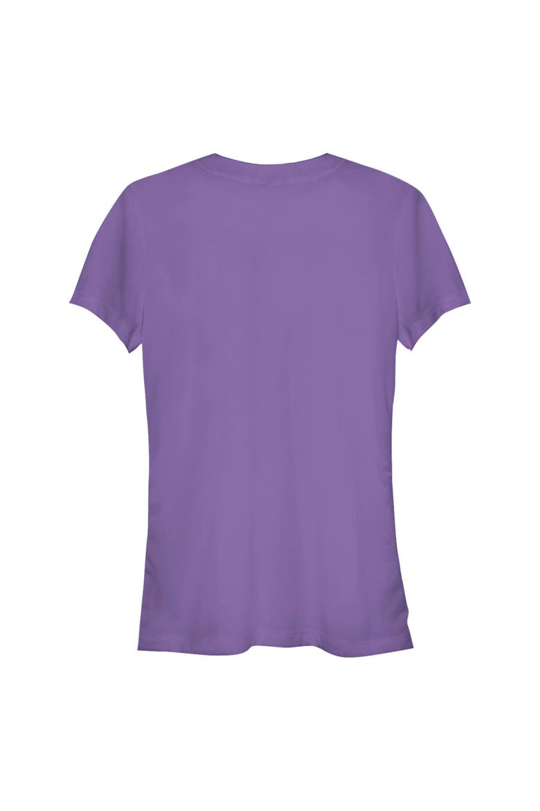 Junior's Wicked For Good Glinda Double Exposure Portrait  Graphic T-Shirt, Alternate, color, Purple
