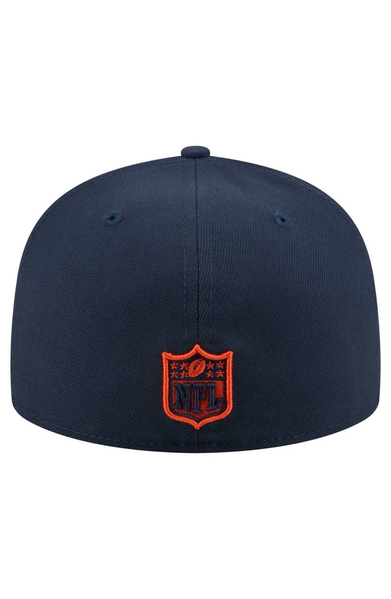 New Era Men's New Era Navy Chicago Bears State Stitch 59FIFTY Fitted Hat, Alternate, color, 