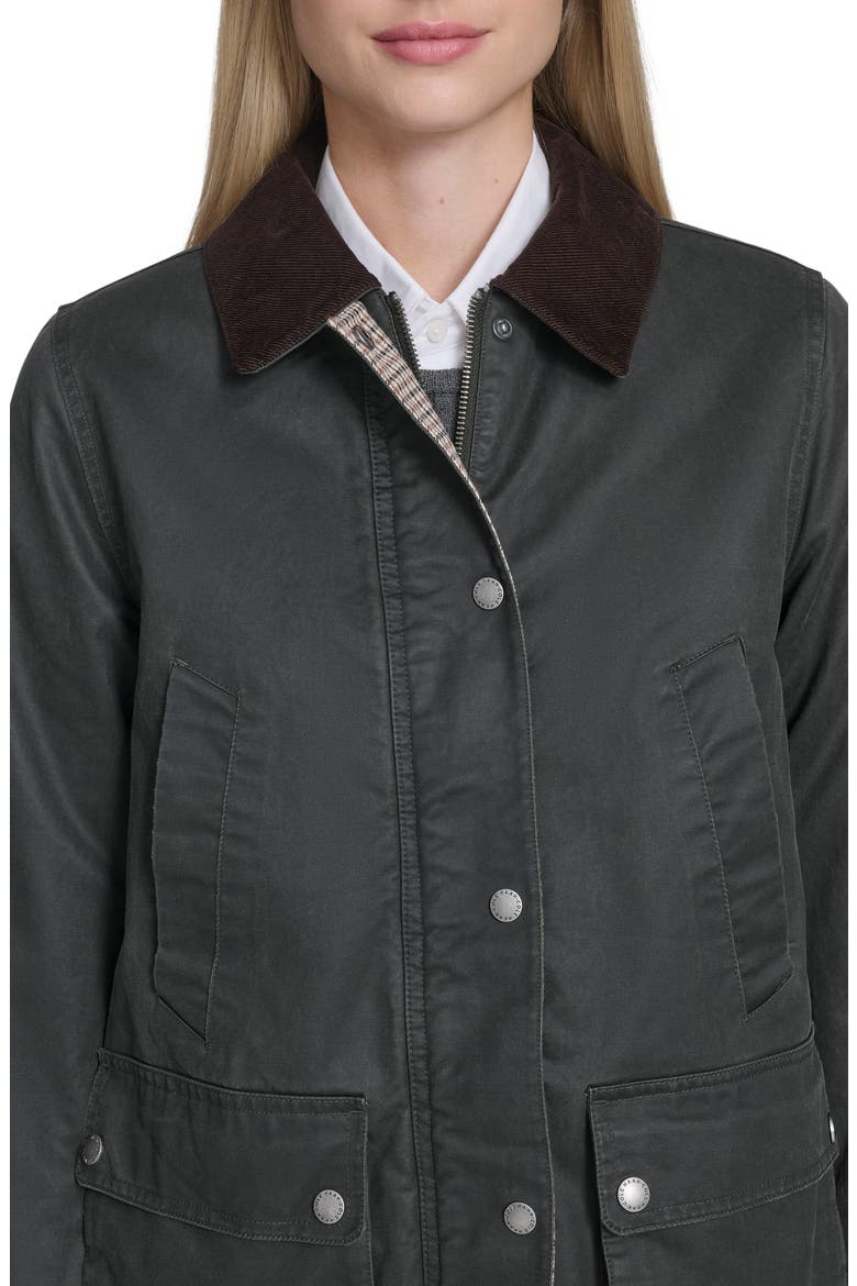 Coated Hunter Jacket, Alternate, color, ARMY GREEN