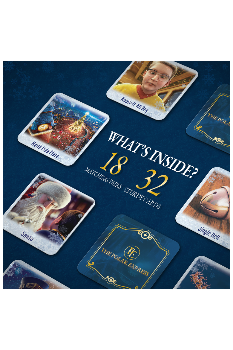 The Polar Express Matching Game, Alternate, color, Multicolor