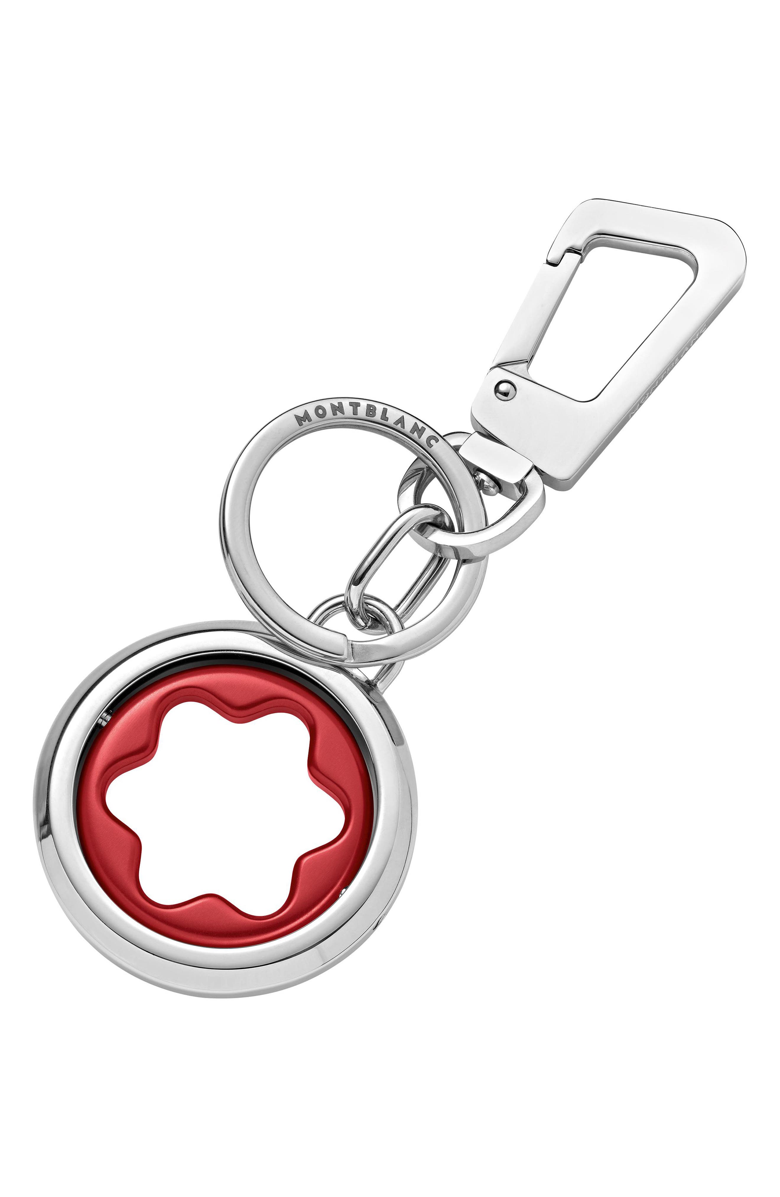 Spinning Emblem Key Fob, Main, color, RED