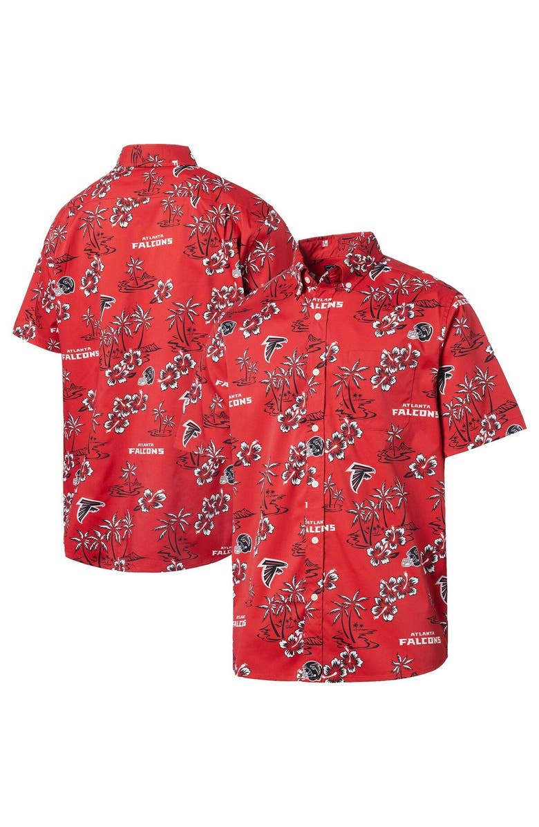 Reyn Spooner Men's Reyn Spooner Red Atlanta Falcons Kekai Button-Up Shirt, Main, color, Red