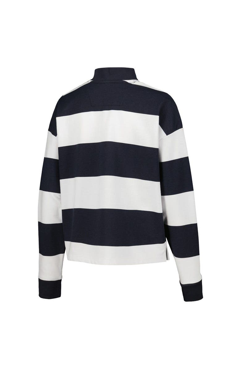 ANTIGUA Women's Antigua White Nashville SC Radical Rugby Stripe Long Sleeve T-Shirt, Alternate, color, White