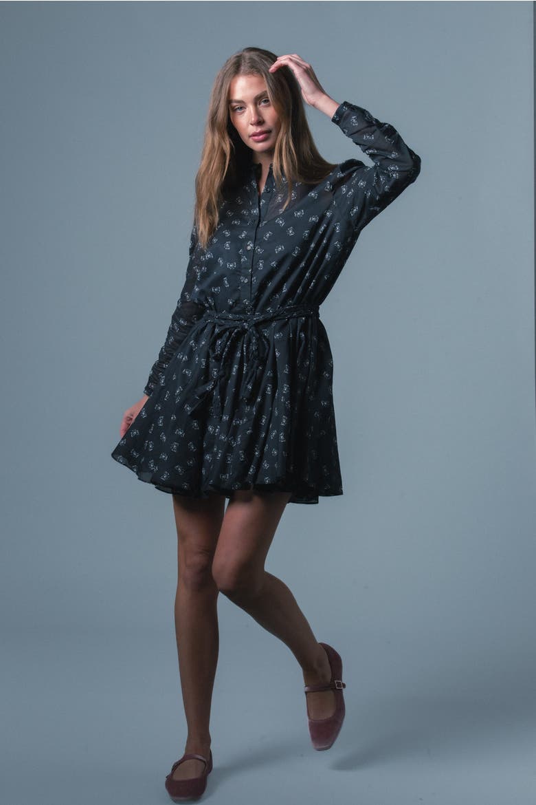 The Jenica Dress, Alternate, color, Black Bow