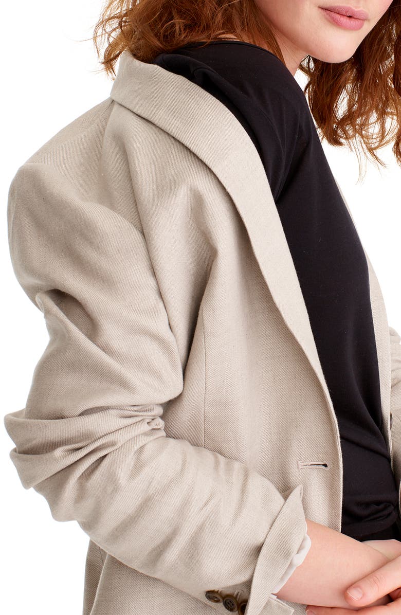 J.Crew Parke Stretch Linen Blend Blazer, Alternate, color,