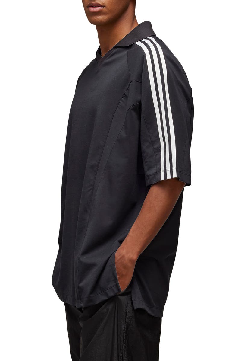 Y-3 Johnny Collar Soccer T-Shirt, Alternate, color, 