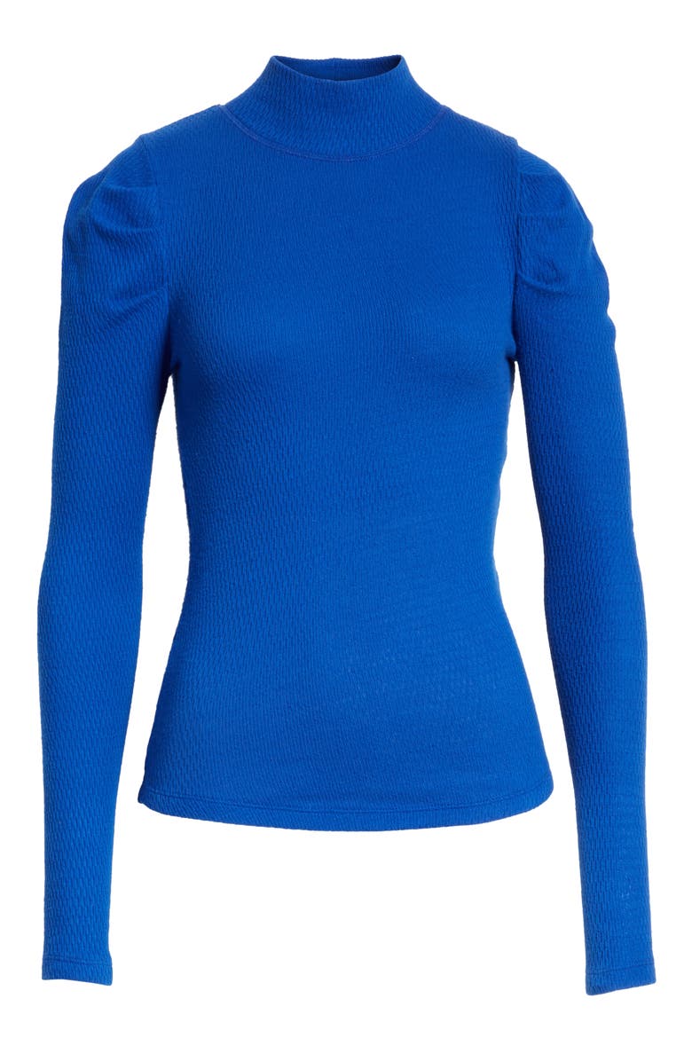 Tattooed Heart Puff Sleeve Top, Alternate, color, BLUE