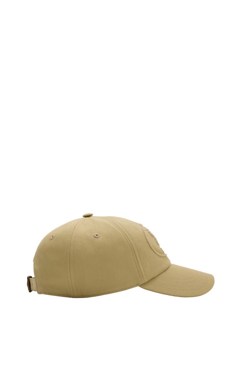 Burberry Knight Stamp Gabardine Baseball Cap, Alternate, color, Hamper