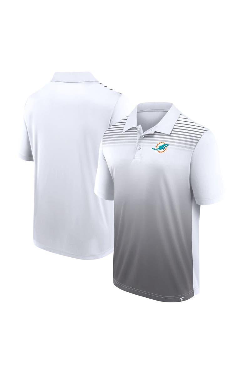 Logo Athletic Men
s Logo Athletic White Miami Dolphins Sandlot Game Polo, Main, color, White