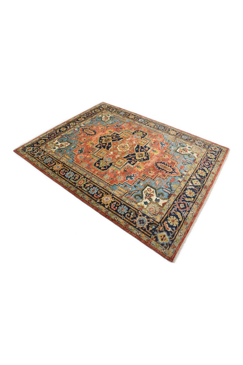 Miranda Handmade Wool Blend Area Rug, Alternate, color, RUST