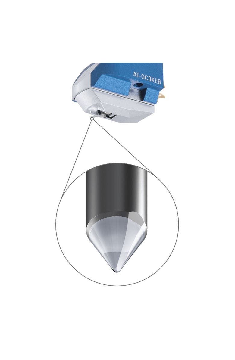 Audio-Technica AT-OC9XEB Dual Moving Coil Cartridge, Alternate, color, Blue/White