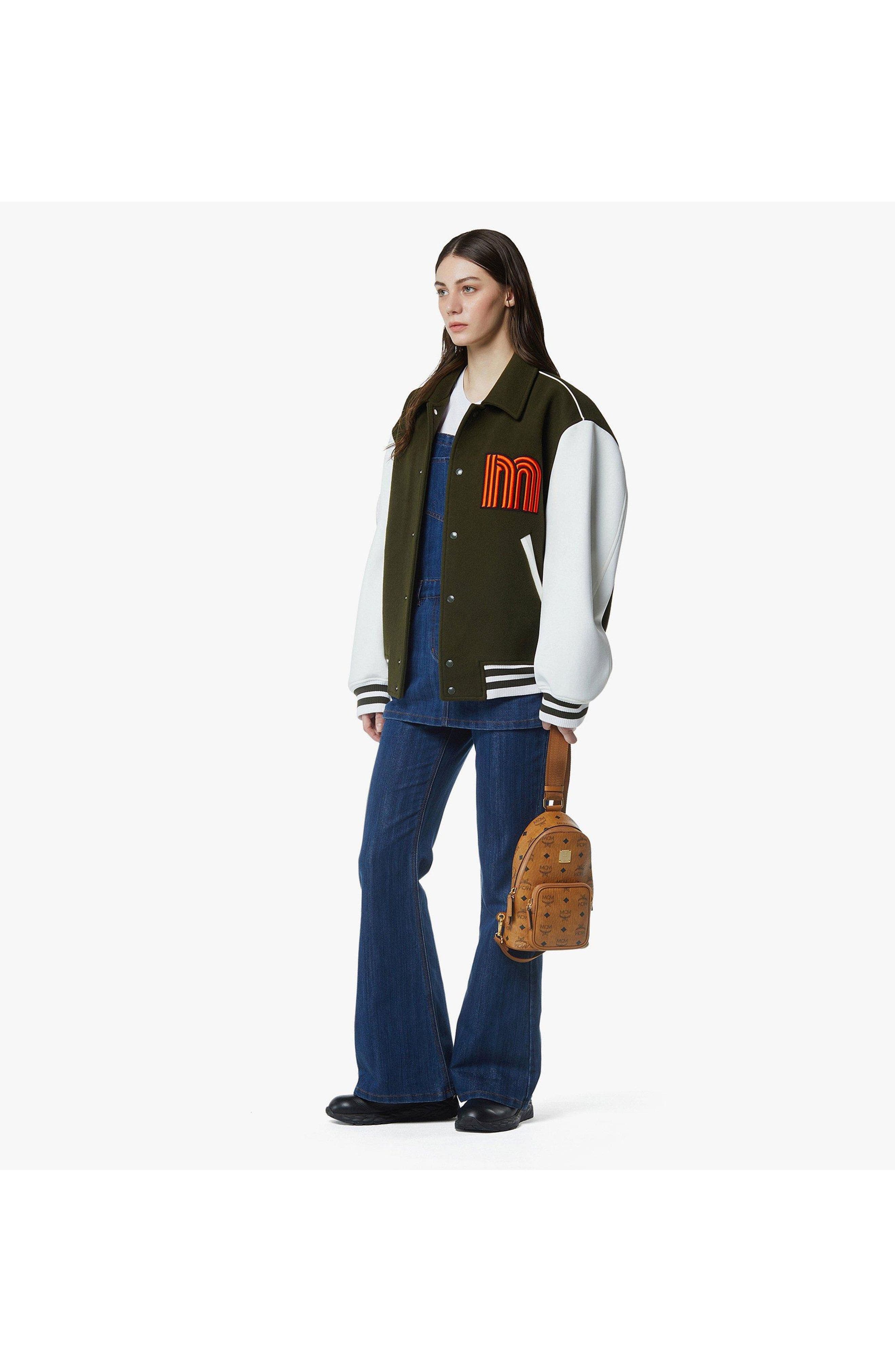 X-Mini Aren Sling Bag in Visetos, Alternate, color, Cognac