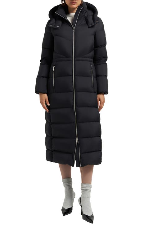 Belle Cote Long Water Repellent 800 Fill Power Down Parka