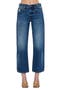 Lexi Distressed Ankle Wide Leg Jeans