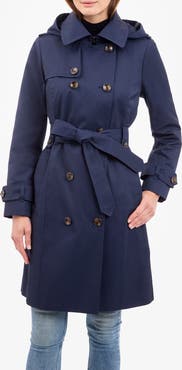 London Fog Cotton Blend Trench Coat
