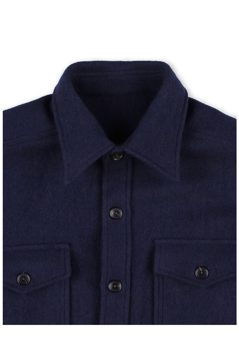 Kenny Wool Overshirt, Alternate, color, NAVY