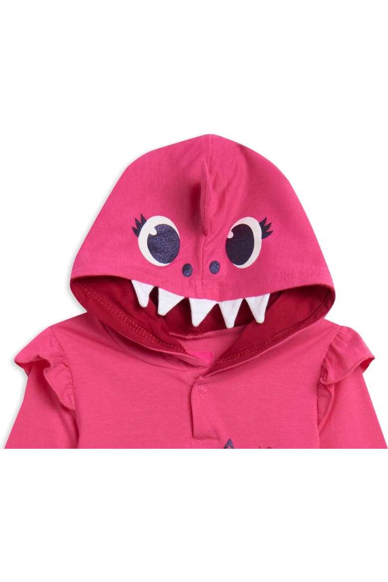 Baby Shark 2-Piece Hoodie and Leggings Set, Alternate, color, Pink Mommy Baby Shark