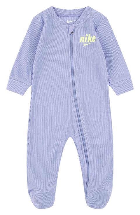 Rib Knit Coverall (Baby)