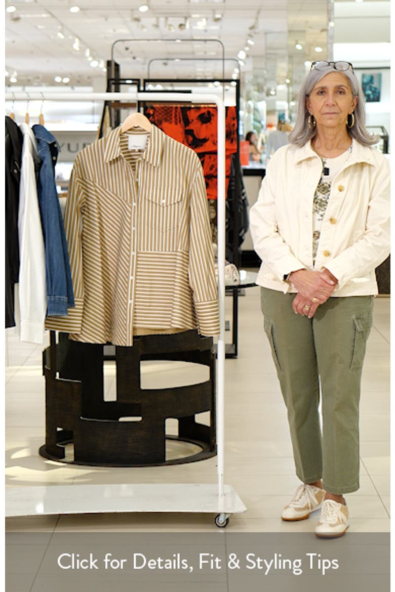 Stripe Asymmetric Shirt video