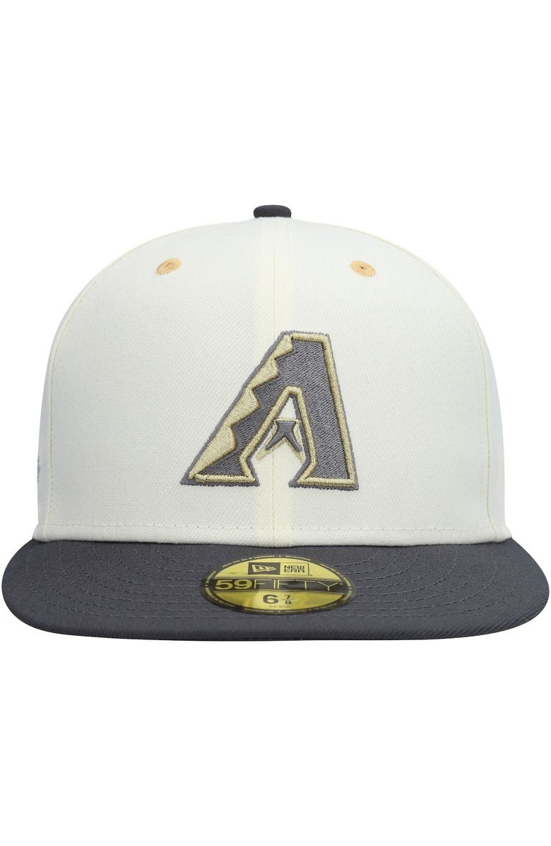 New Era Men's New Era White/Charcoal Arizona Diamondbacks 2011 MLB All-Star Game Chrome 59FIFTY Fitted Hat, Alternate, color, 