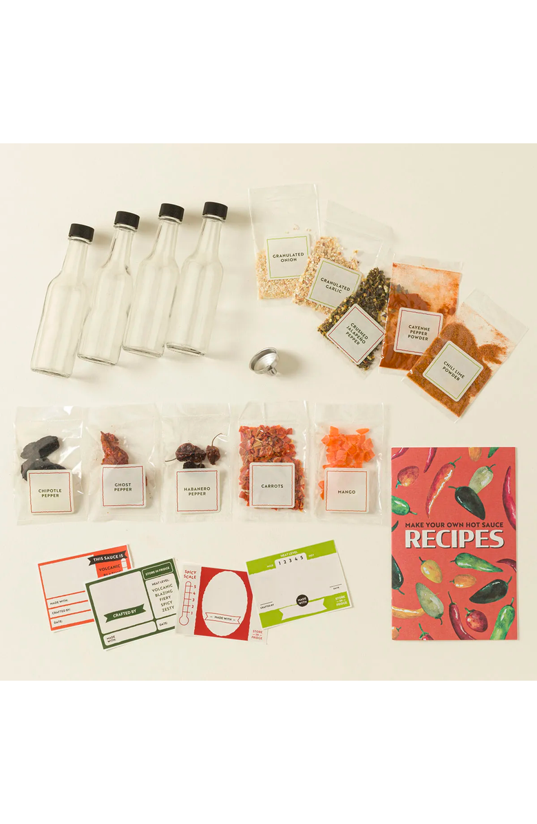 Uncommon Goods Create Your Own Hot Sauce Kit, Alternate, color,