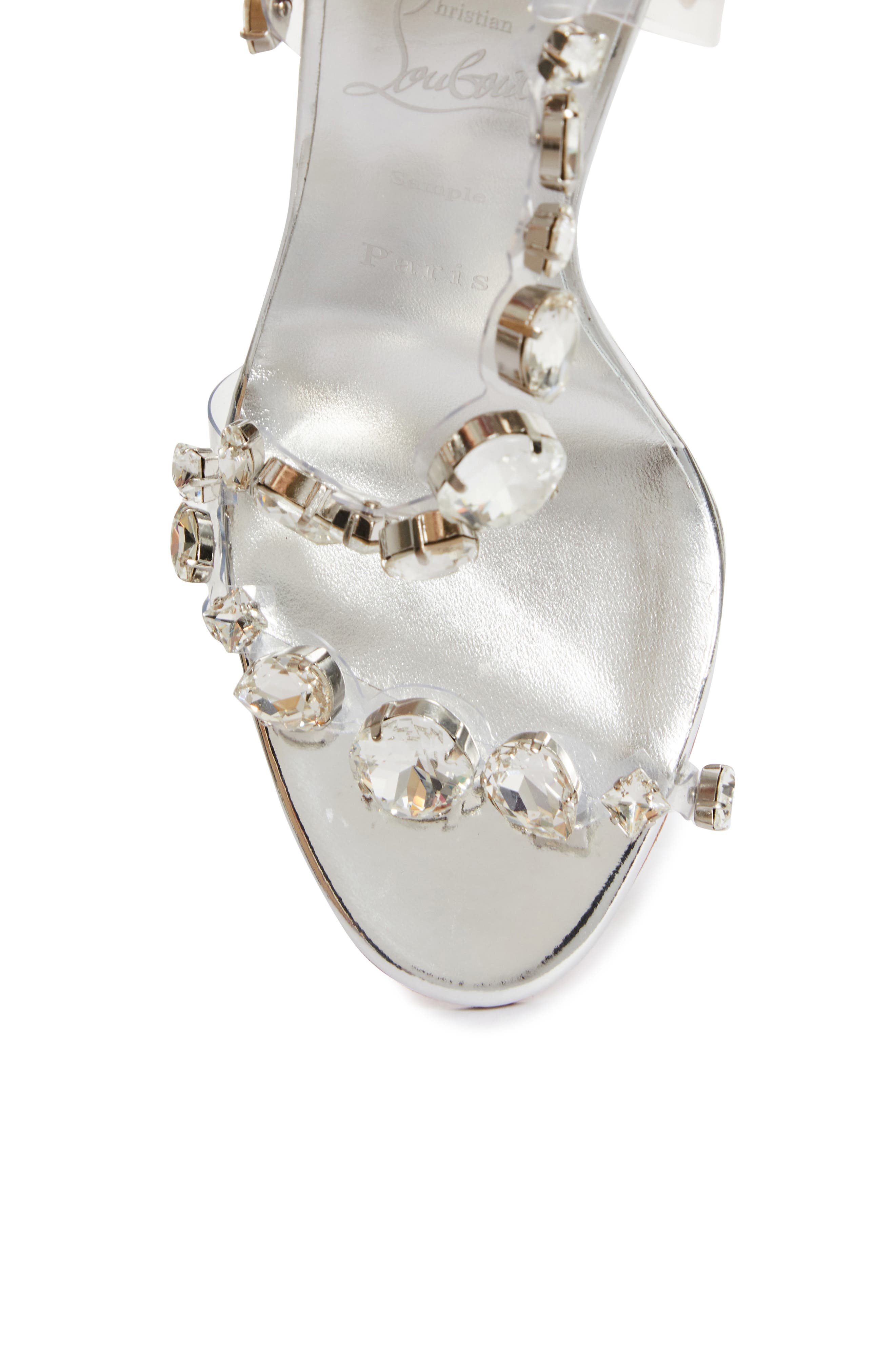 Christian Louboutin Rosalie Crystal Embellished Slingback Sandal, Alternate, color, 