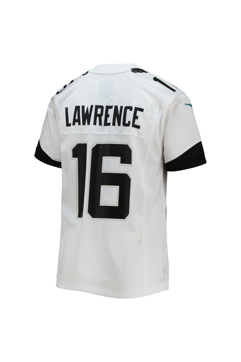 Youth Nike Trevor Lawrence White Jacksonville Jaguars Game Jersey, Alternate, color, White