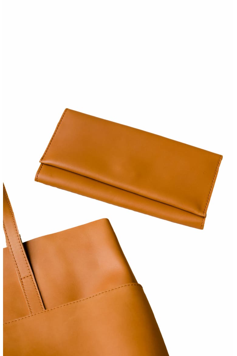Debre Wallet, Alternate, color, Cognac