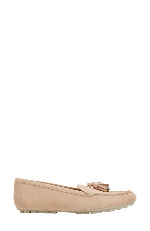 Marc Fisher Ltd Suede Moccasin Tassel Loafers In Light Natural