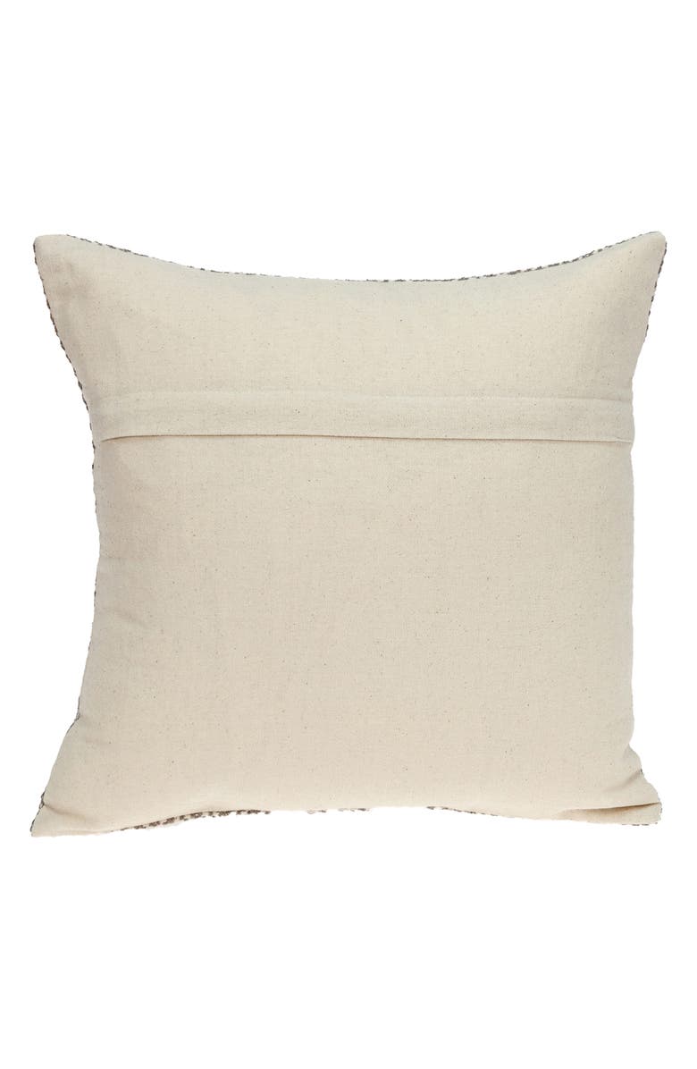 PARKLAND COLLECTION Embroidered Geo Throw Pillow, Alternate, color, Beige