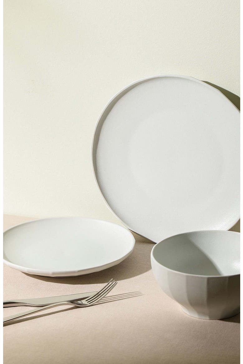 Rio Stoneware 24-Piece Dinnerware Set, Alternate, color, Beige