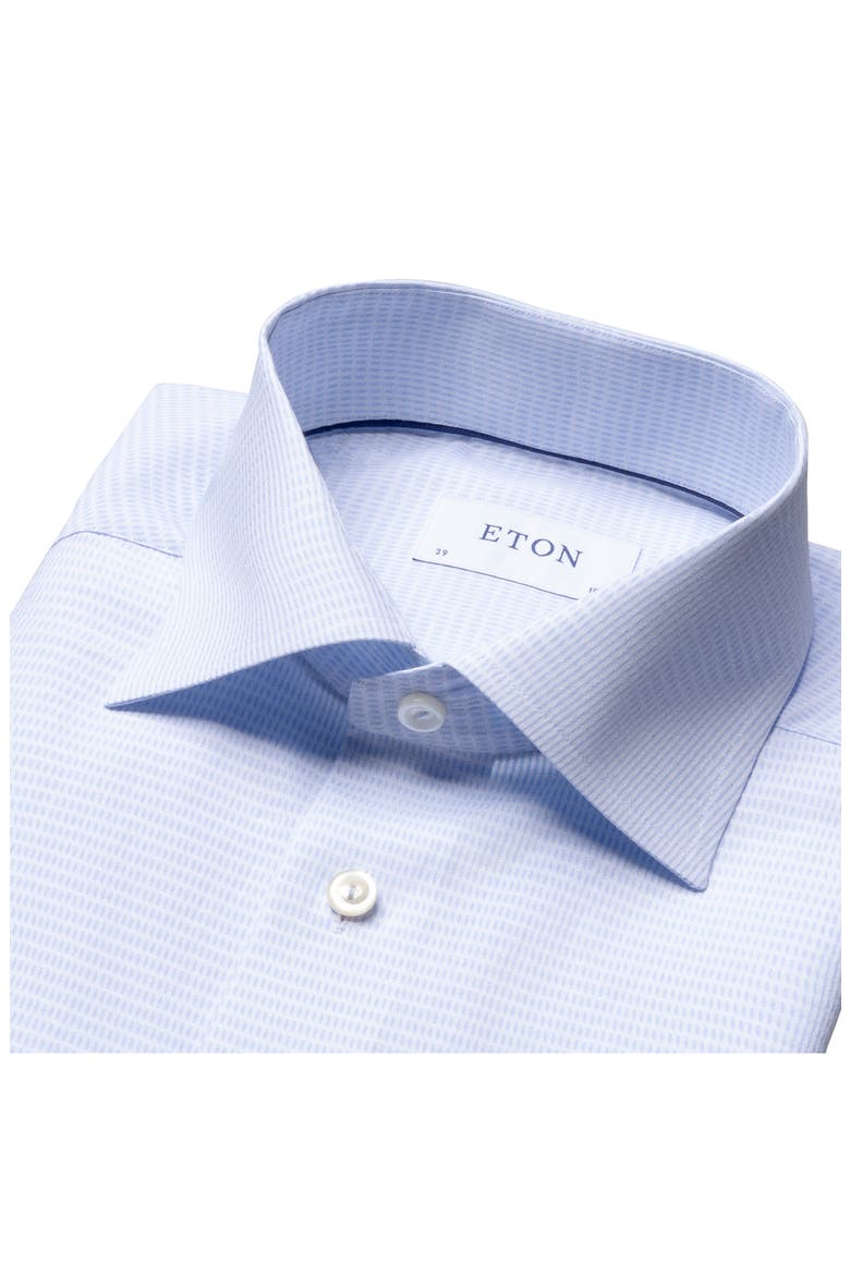 Contemporary Fit Textured Dress Shirt, Alternate, color, BLUE
