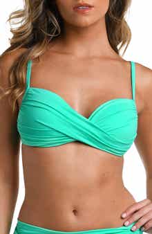 La Blanca Island Goddess Wrap Bikini Top