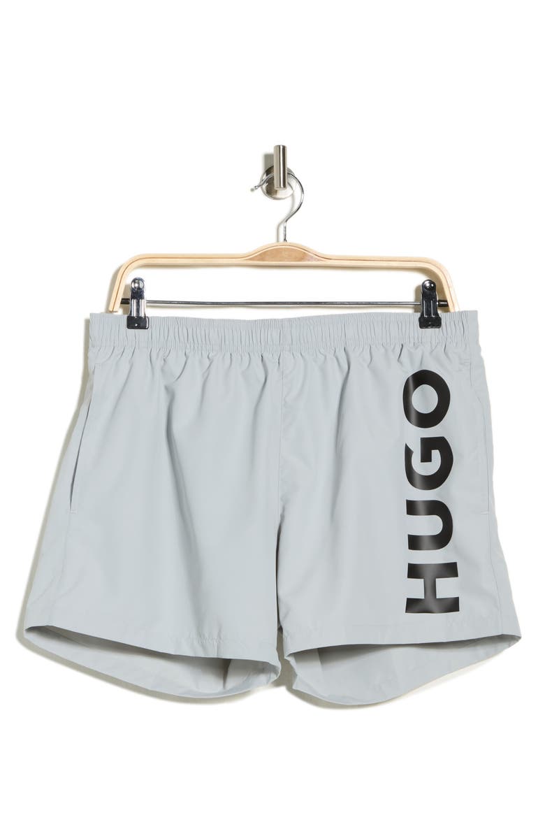 BOSS Abas Swim Trunks, Main, color, Light/ Pastel Grey