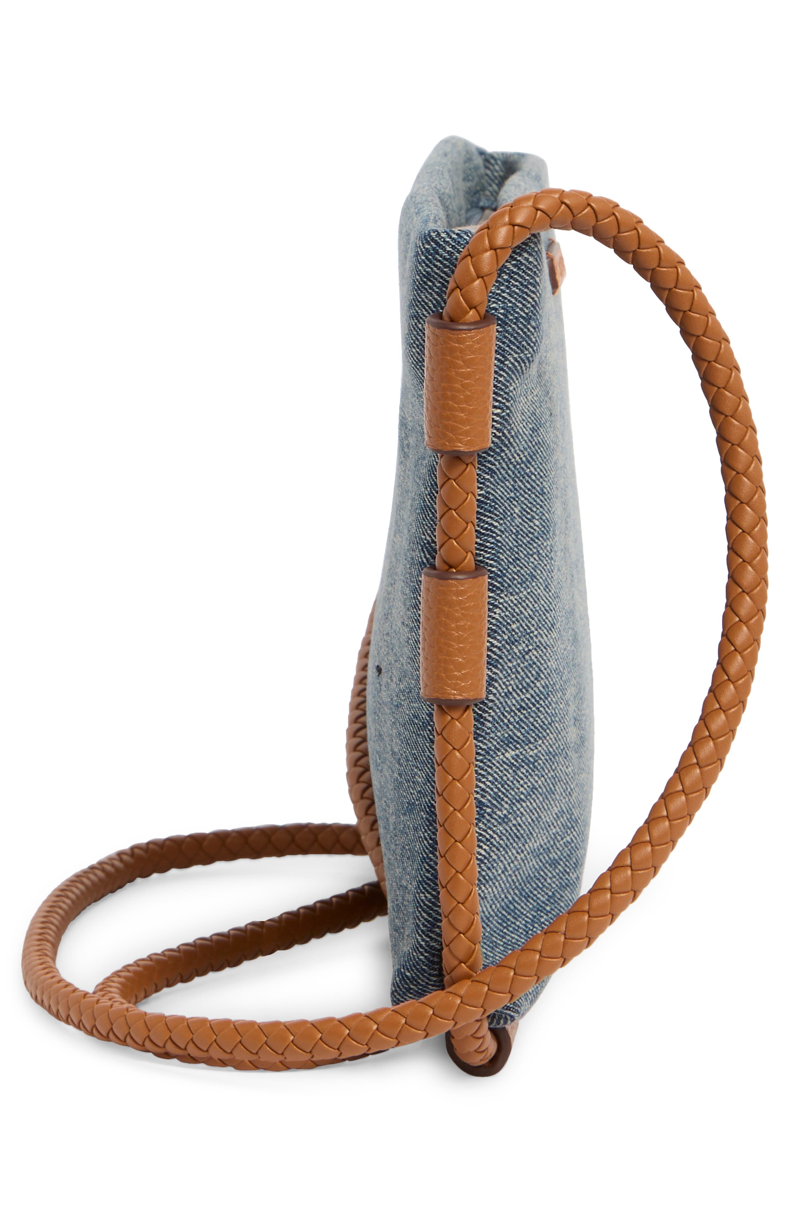 Lucky Brand Ezri Slim Crossbody Bag, Alternate, color, Denim