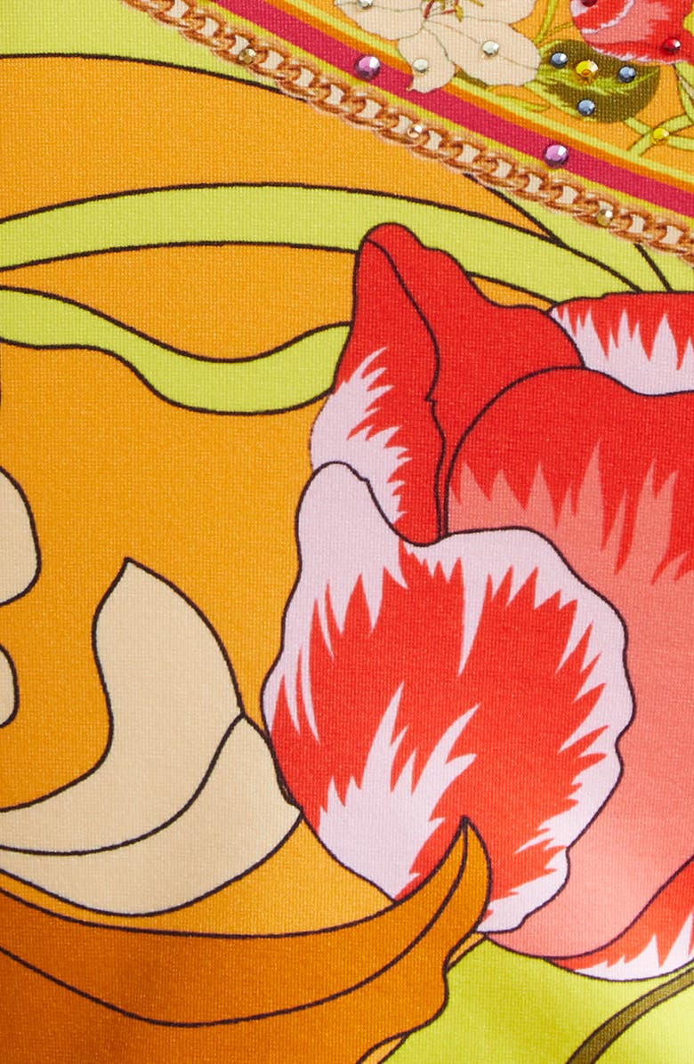 Camilla The Flower Child Society One-Shoulder One-Piece Swimsuit, Alternate, color, 