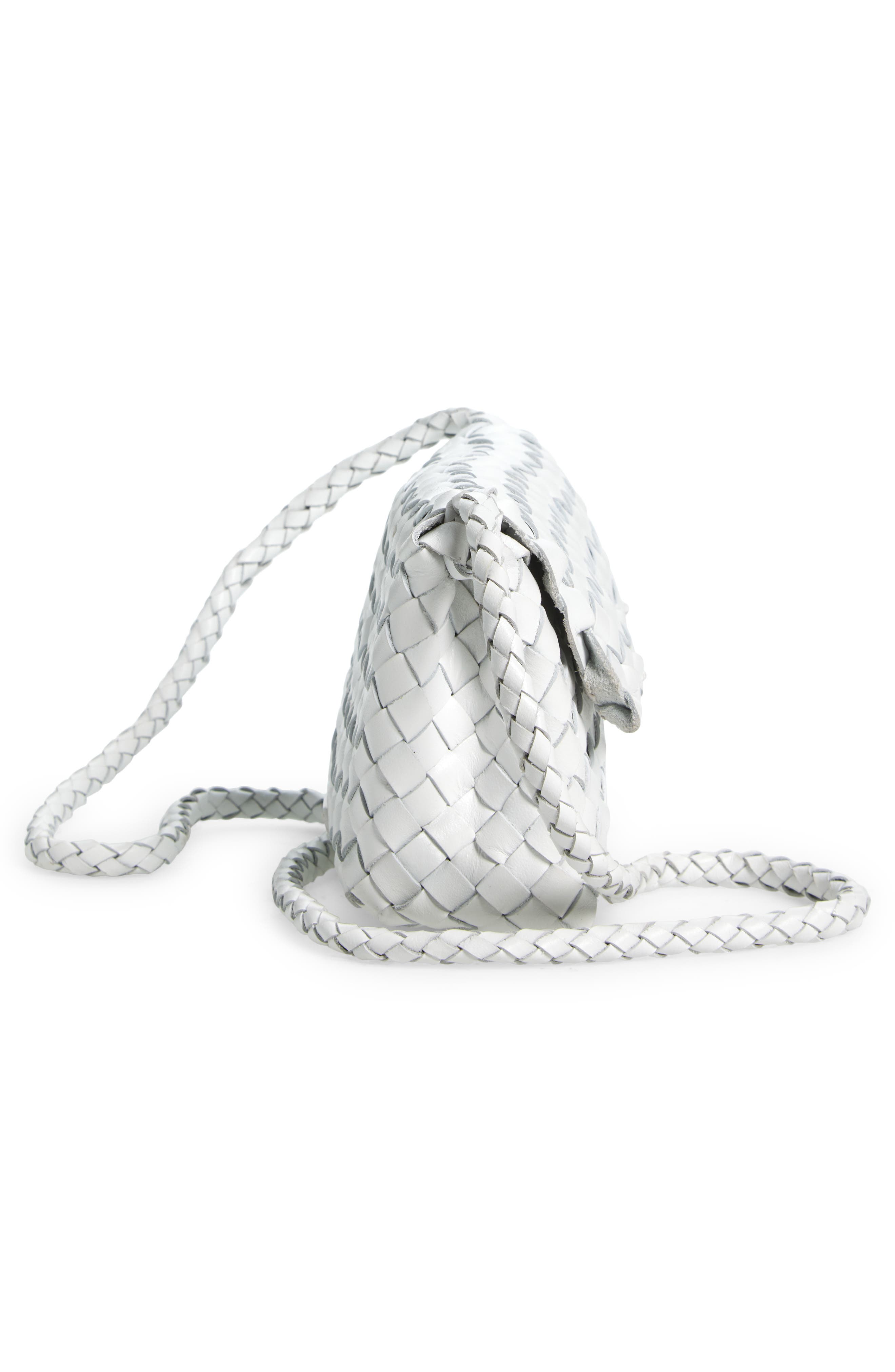 Loeffler Randall Mini Vinnie Woven Leather, Alternate, color, 