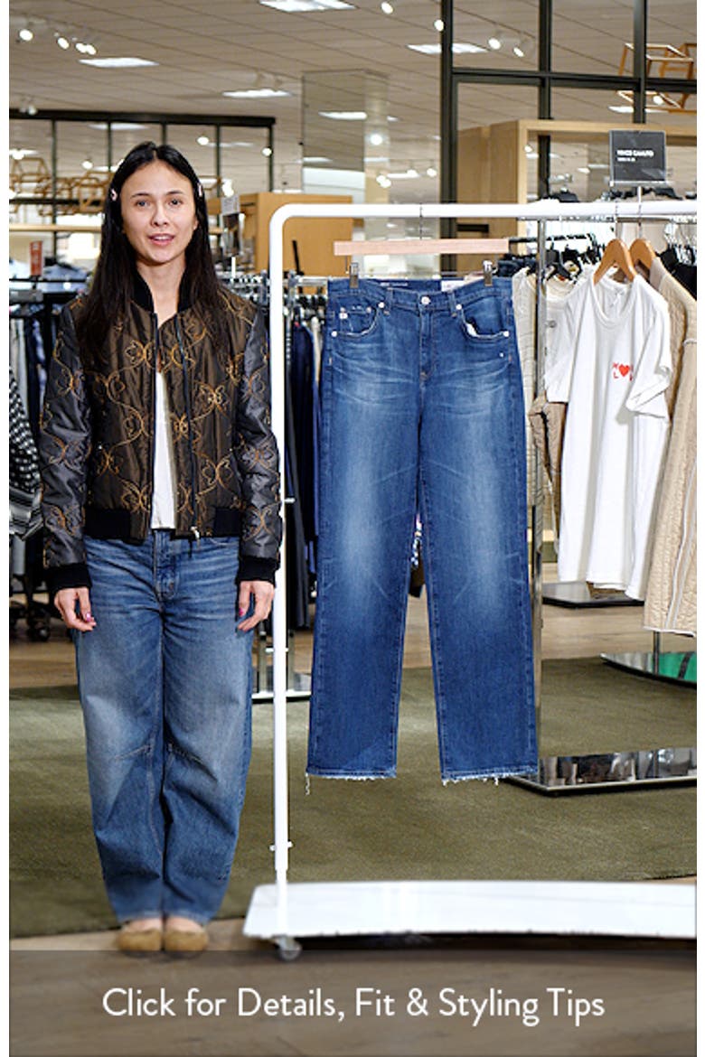Brinley Mid Rise Classic Straight Leg Jeans video