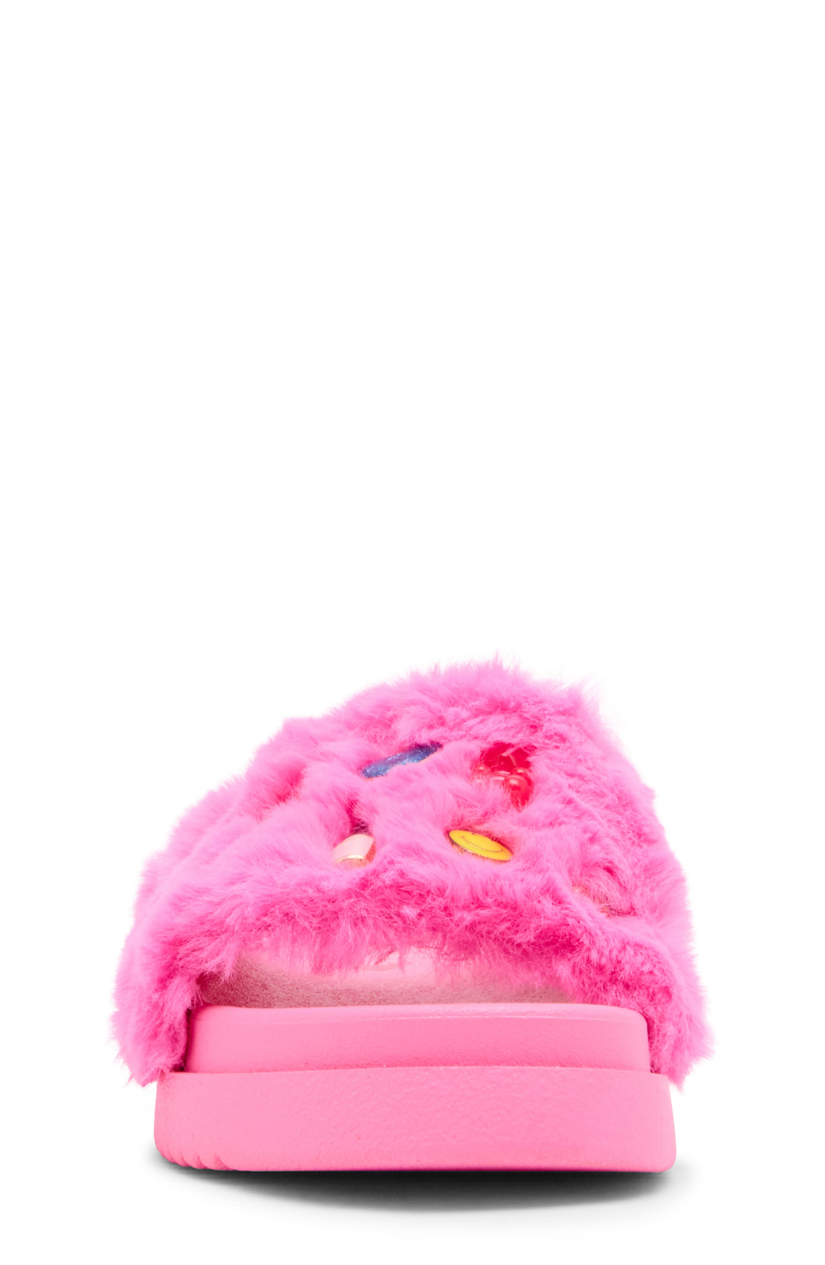 Steve Madden Kids' JDUMBO-R Faux Fur Slide Sandal | Nordstrom