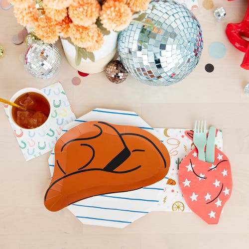 Shop Daydream Society Yeehaw "bandana" Guest Napkins In Assorted Pre-pack