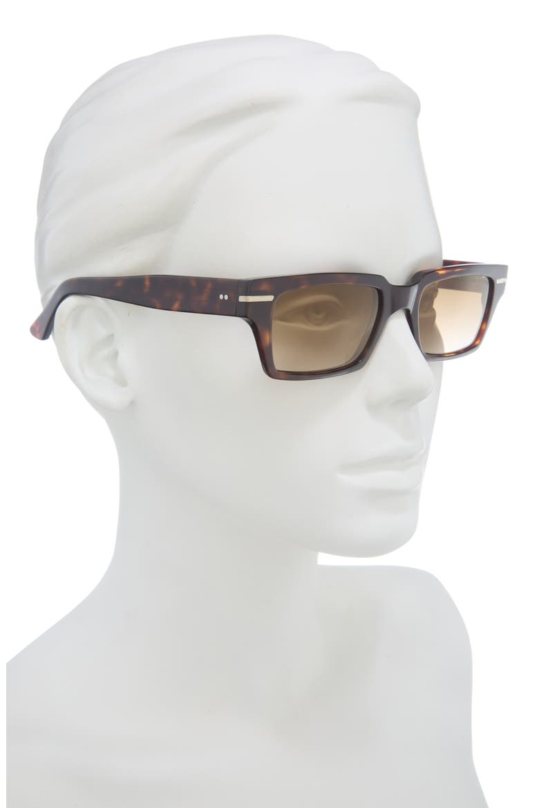 1363 Rectangular Sunglasses, Main, color, DARK TURTLE