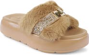 ZIGI Finley Faux Fur Platform Sandal