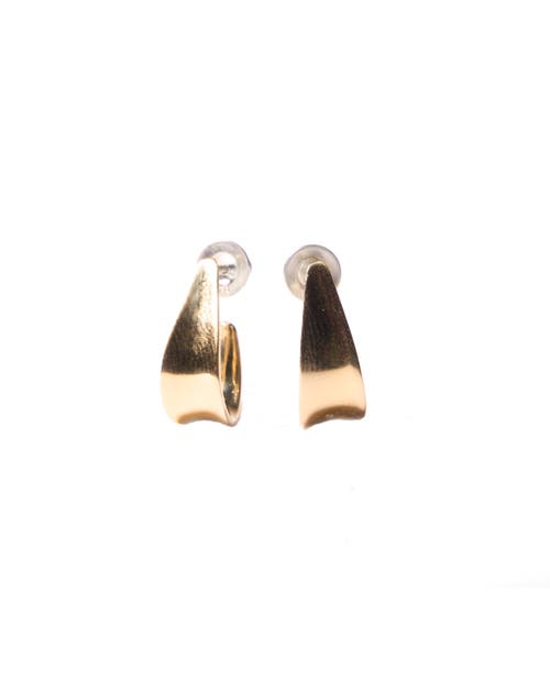 Odette New York Ancre Earrings In Brass