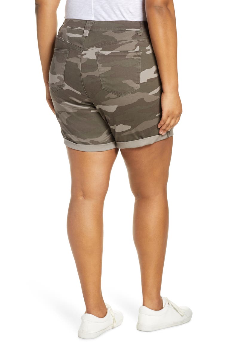 'Ab'Solution Camo Twill Shorts (Nordstrom Exclusive), Alternate, color, MR MUSHROOM