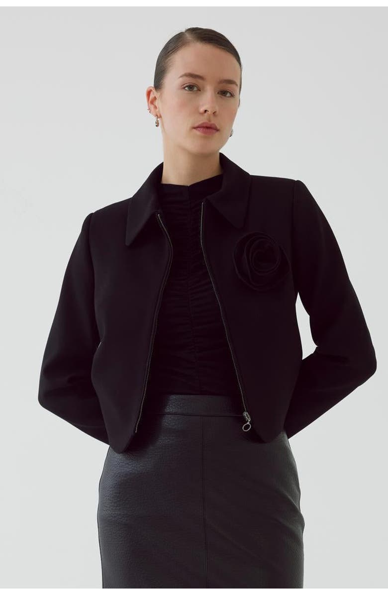 Exquise Ares Jacket, Main, color, Black