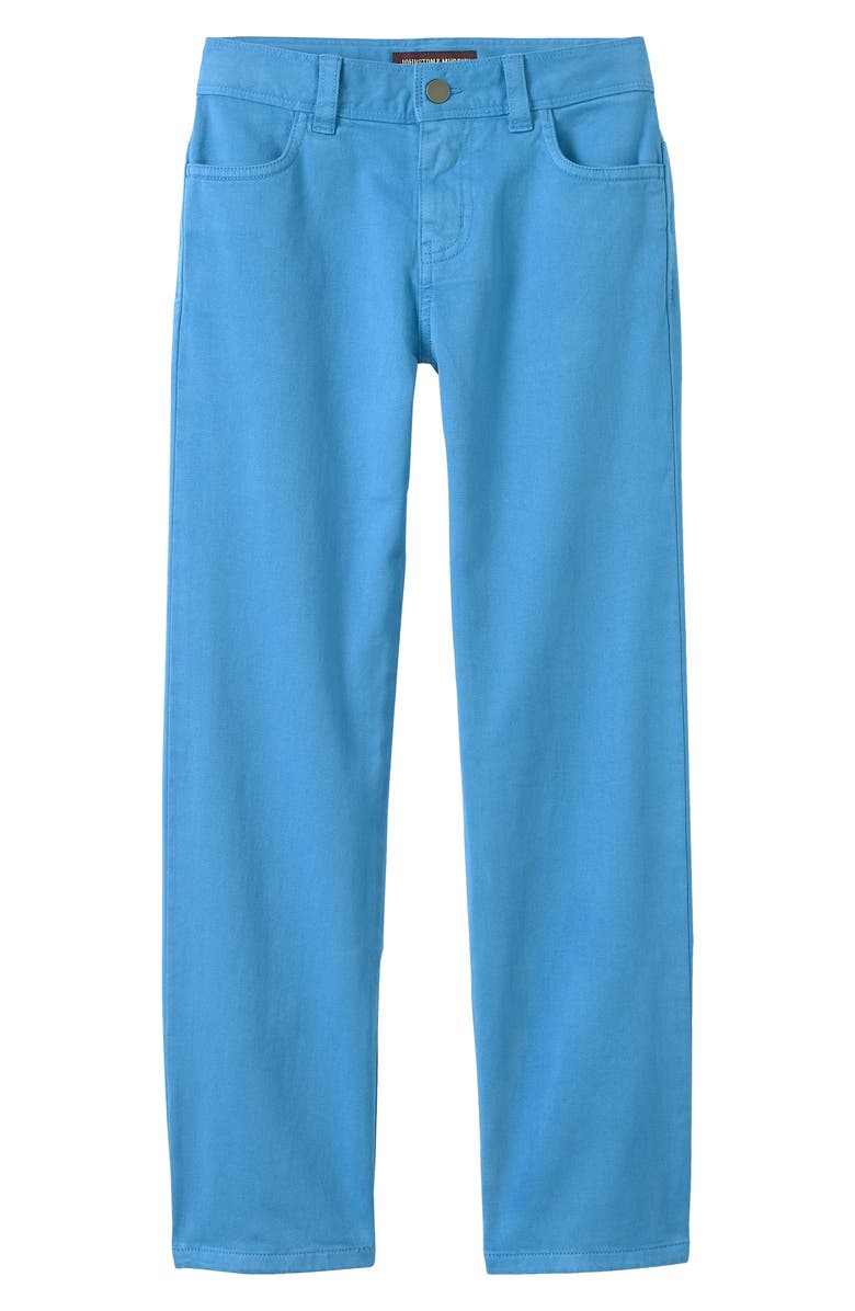 Johnston & Murphy Kids' Pima Cotton Blend Five-Pocket Pants, Main, color, 