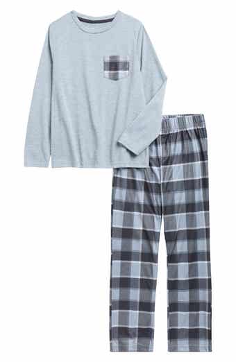 SLEEP ON IT Kids' Plaid 2-Piece Pajamas